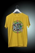 Men’s 100% Cotton Graphic Printed T-Shirt | Bio Wash Soft Fabric | Round Neck Half Sleeve Casual Wear | Comfortable Regular Fit Tee for Daily Wear - Image 4