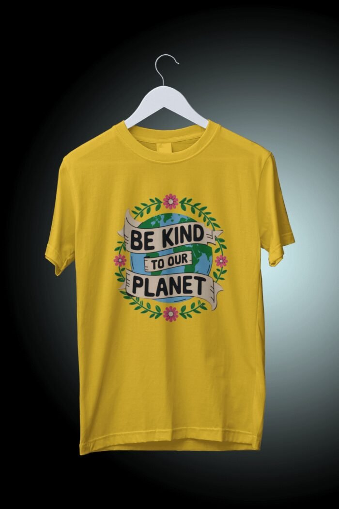 Men’s 100% Cotton Graphic Printed T-Shirt | Bio Wash Soft Fabric | Round Neck Half Sleeve Casual Wear | Comfortable Regular Fit Tee for Daily Wear - Image 4