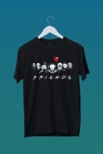 Classic Horror Icons FRIENDS Mashup Shirt - Halloween Horror Apparel - Image 7