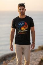 Premium Cotton Traveler T-Shirt - "Vacation Loading" Summer Vibe Shirt - Image 8