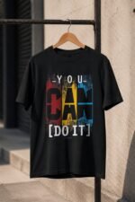 Men’s You Can Do It Graphic Printed T-Shirt | 100% Cotton Bio Washed Casual Wear | Round Neck Half Sleeve Regular Fit Motivational Streetwear Tee - Image 5