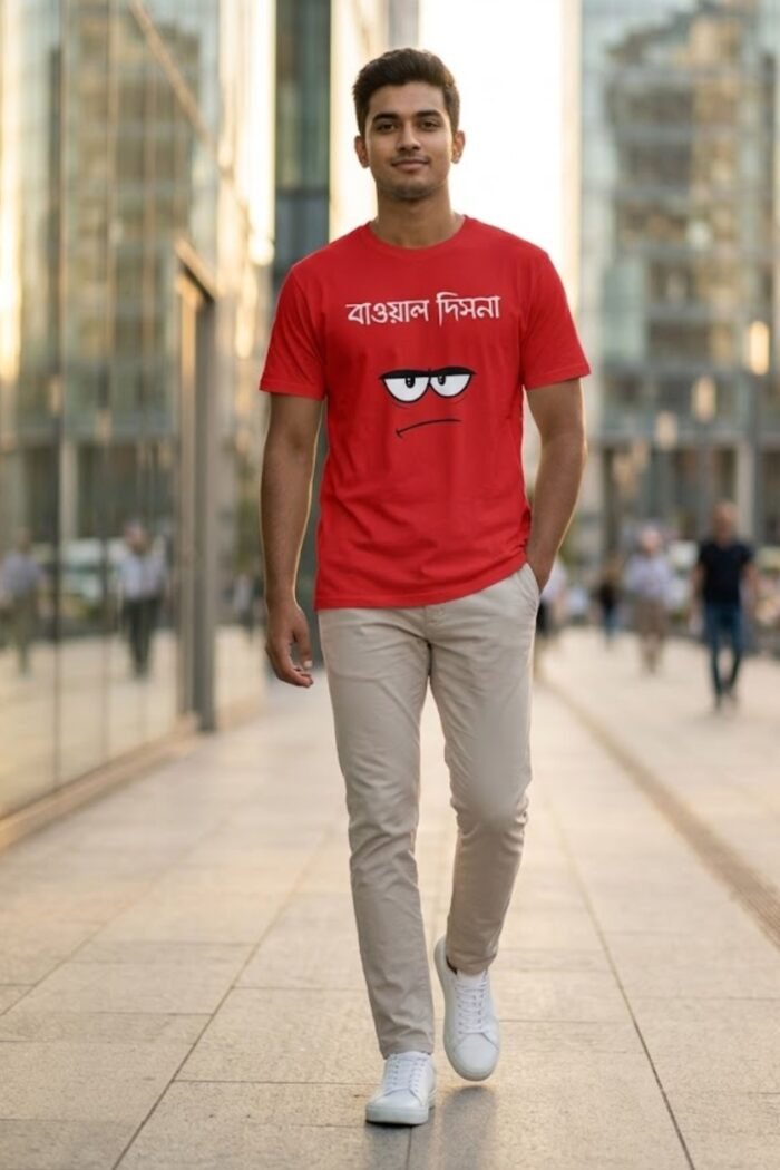 Oh Bawal Dis Na Black T-Shirt | 100% Cotton Bio Wash Bengali Tee - Image 2