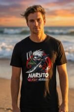 Kakashi Copy Ninja Streetwear T-Shirt - Front & Back Design Premium Cotton - Image 6