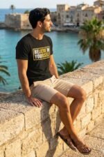 Motivational Quote Black T-Shirt | “Believe In Yourself” Pure Cotton Tee - Image 5
