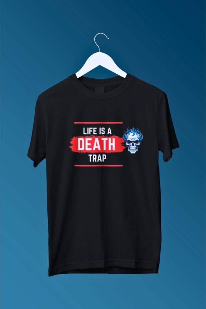 Men’s Thriller Inspired Graphic Printed T-Shirt | 100% Cotton Bio Washed Casual Wear | Round Neck Half Sleeve Regular Fit Horror Streetwear Tee - Image 5