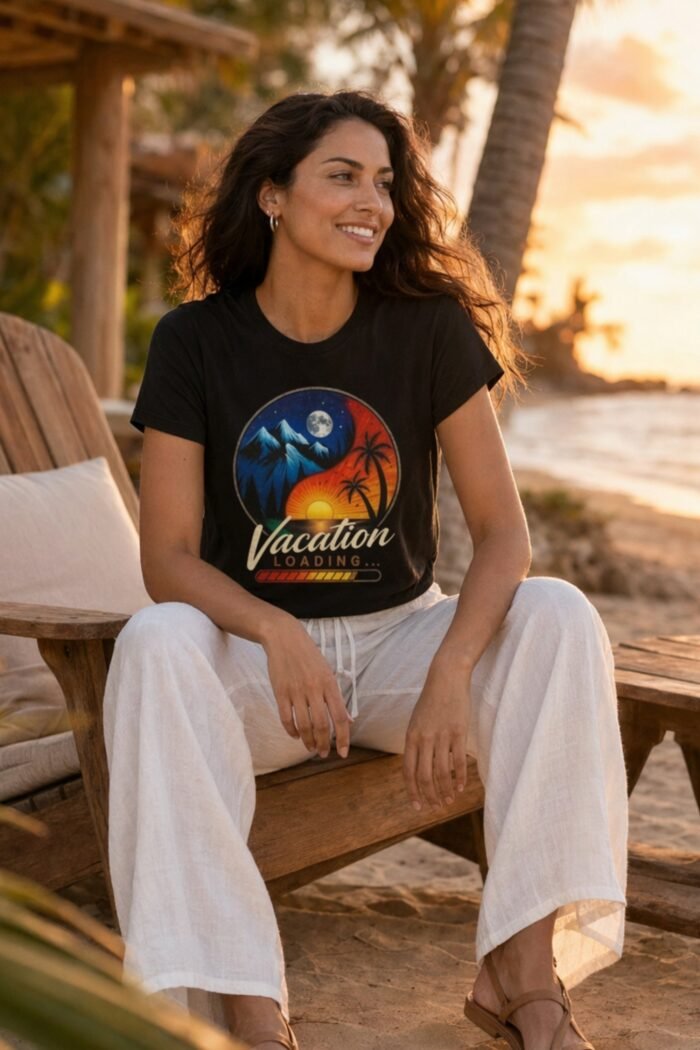 Vacation Loading T-Shirt | Travel & Adventure Apparel