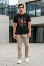 Dark Anime Aesthetic Dual-Sided T-Shirt - Japanese Kanji Graphic Top - Image 3