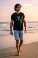 Ki Mushkil Black T-Shirt | 100% Cotton Bio Wash Bengali Tee - Image 3
