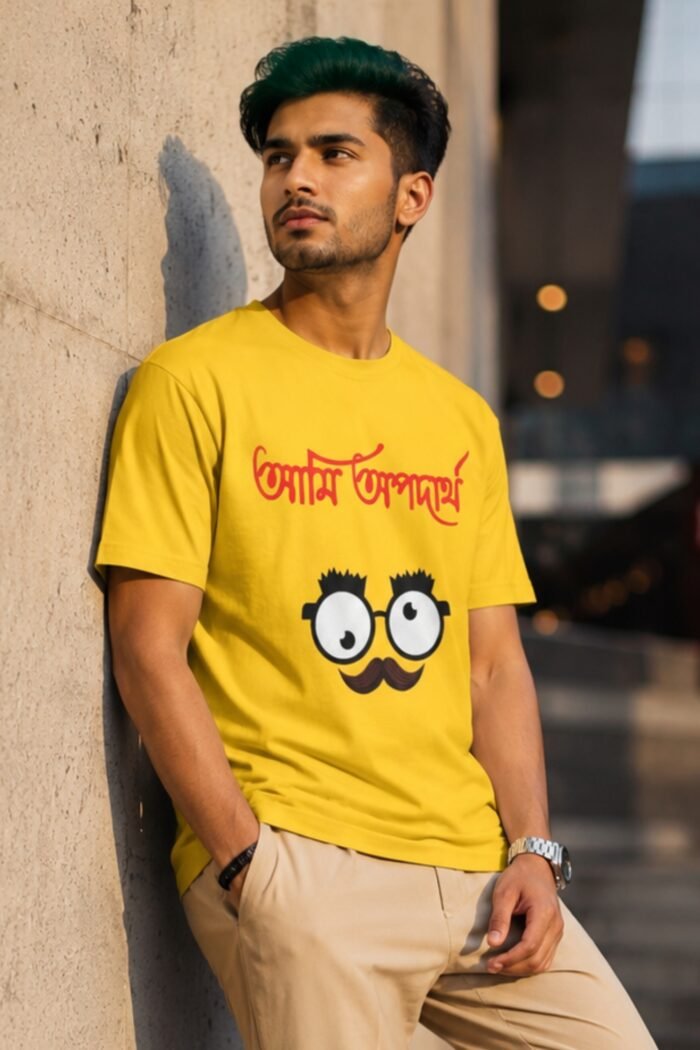 Witty Bengali Slogan T-Shirt – Bengali Pop Culture Graphic Tee - Image 7