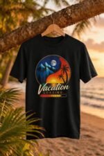 Premium Cotton Traveler T-Shirt - "Vacation Loading" Summer Vibe Shirt - Image 7