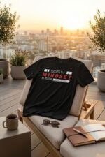 Men’s Mindset Graphic Printed T-Shirt | 100% Cotton Bio Washed Casual Wear | Round Neck Half Sleeve Regular Fit Positive Streetwear Tee - Image 5