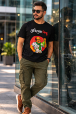 Sonar Kella Tribute Bengali Typography Cotton T-Shirt | Brazil-er Bicchu Tee - Image 3