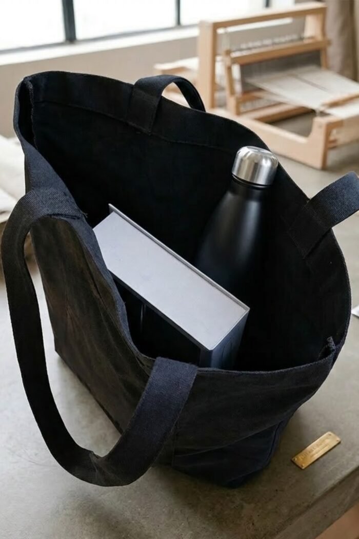 Be A Sunflower Motivational Canvas Tote Bag | Stylish Shoulder Bag - Image 5