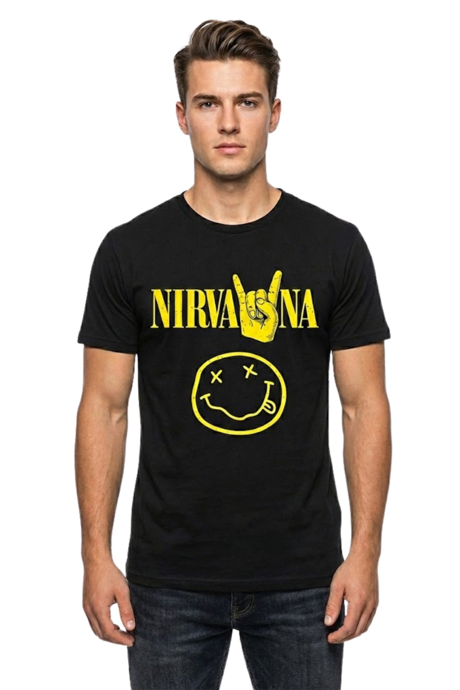 everything-will-be-ok-motivational-black-tshirt-main Black cotton t-shirt featuring an orange OK hand sign graphic and the motivational quote Everything will be OK