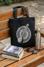 Rhythm of the Soul Musical Instrument Tote | Cultural Heritage Everyday Bag - Image 4