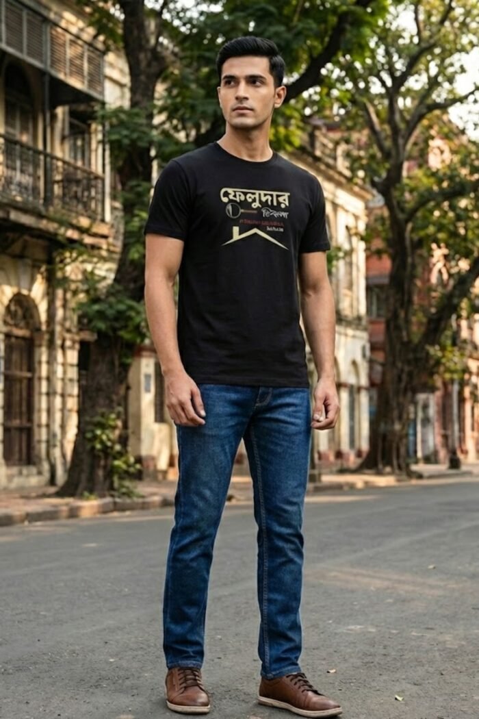 Feluda 21 Rajani Sen Road T-Shirt - Iconic Bengali Detective Tee - Image 2