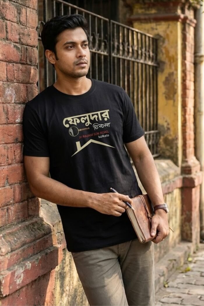 Feluda 21 Rajani Sen Road T-Shirt - Iconic Bengali Detective Tee - Image 3