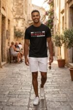 Men’s Mindset Graphic Printed T-Shirt | 100% Cotton Bio Washed Casual Wear | Round Neck Half Sleeve Regular Fit Positive Streetwear Tee - Image 6