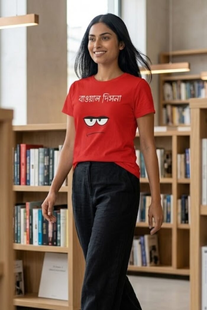 Oh Bawal Dis Na Black T-Shirt | 100% Cotton Bio Wash Bengali Tee - Image 5