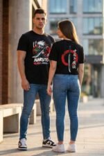 Kakashi Copy Ninja Streetwear T-Shirt - Front & Back Design Premium Cotton - Image 4