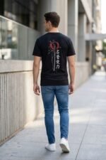 Kakashi Copy Ninja Streetwear T-Shirt - Front & Back Design Premium Cotton - Image 7
