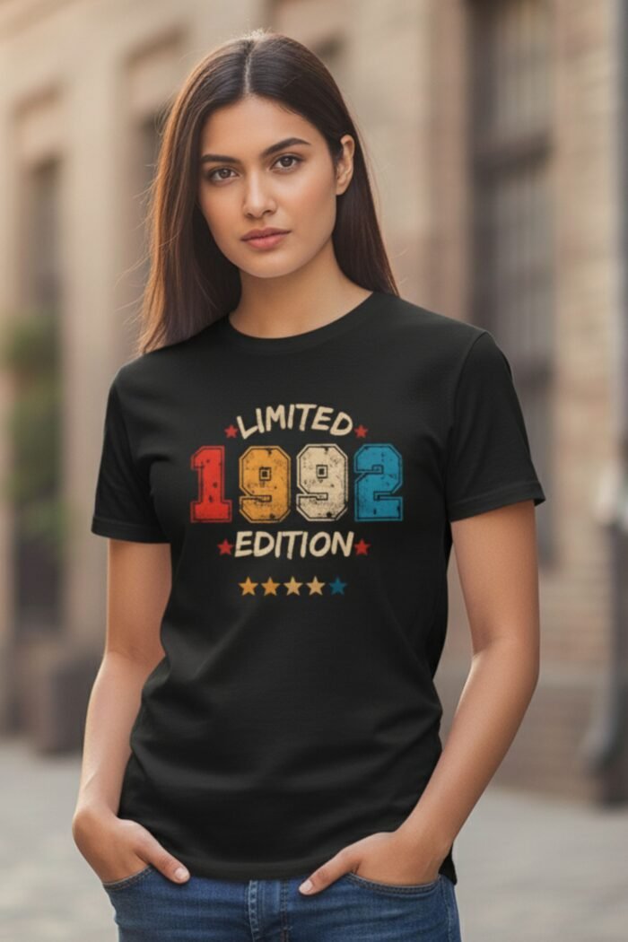Men’s 90s Born Graphic Printed T-Shirt | 100% Cotton Bio Washed Casual Wear | Round Neck Half Sleeve Regular Fit Retro Vintage Streetwear Tee - Image 4