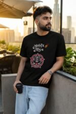 Taranath Tantrik Iconic Bengali Horror T-Shirt | 100% Cotton Black Tee - Image 3