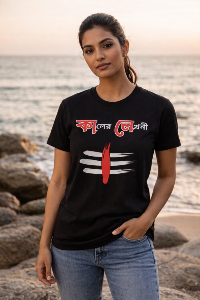 Premium Kaler Likhoni T-Shirt | 100% Cotton Bio Wash Spiritual Tee - Image 4