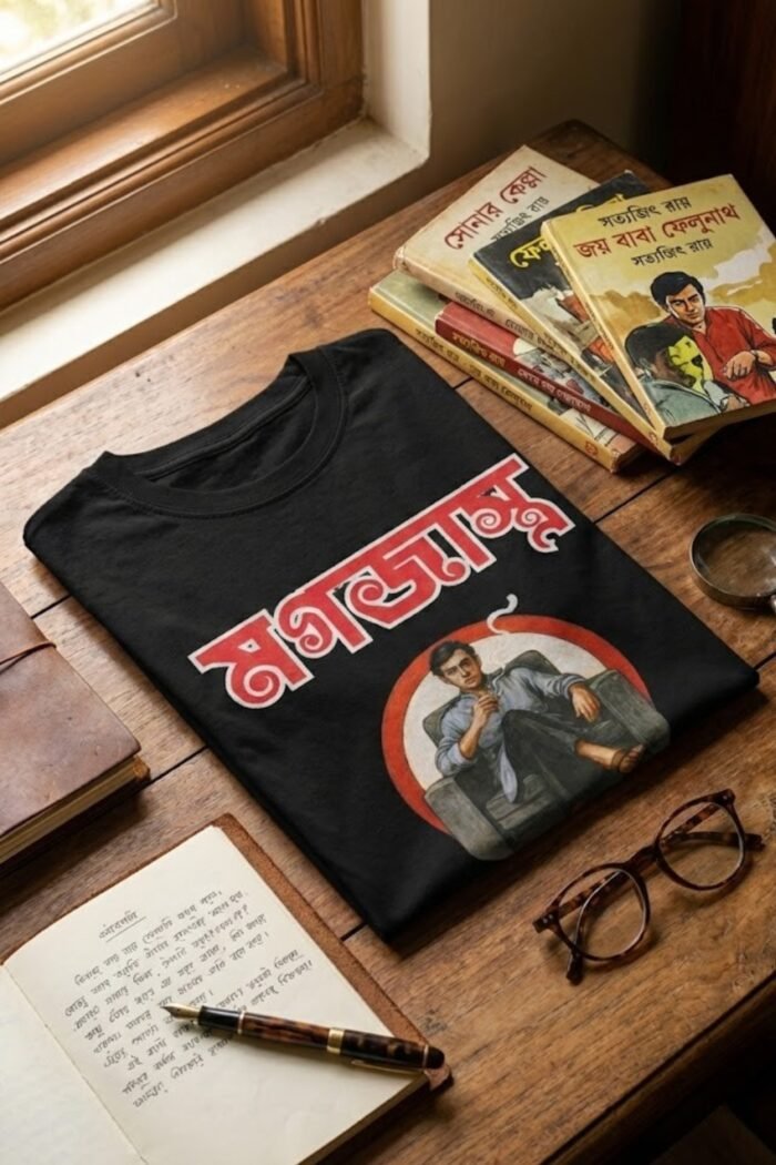 Feluda T-Shirt | Pure Cotton | Classic Bengali Literary Character Tee for Satyajit Ray Fan - Image 5