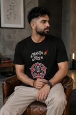 Taranath Tantrik Iconic Bengali Horror T-Shirt | 100% Cotton Black Tee - Image 5