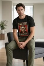 SAW Movie Inspired Vintage Poster T-Shirt - Premium Cotton Horror Apparel - Image 3