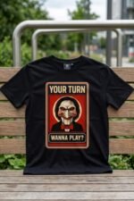 SAW Movie Inspired Vintage Poster T-Shirt - Premium Cotton Horror Apparel - Image 8