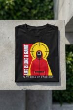 Squid Game Motto T-Shirt: "Play Bold or Fade Out" Graphic Tee - Image 6