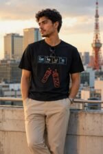 Periodic Table Genius Graphic T-Shirt - Science Nerd Black Tee - Image 5