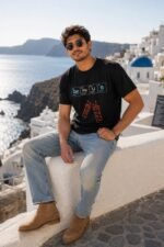 Periodic Table Genius Graphic T-Shirt - Science Nerd Black Tee - Image 2