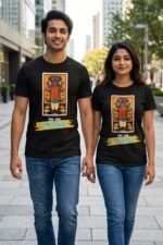 "Joy Baba Felunath" Black Premium Cotton T-Shirt | Bengali Pop Culture Classic. - Image 4