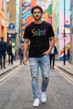 StiloTee "Saint" Unisex Streetwear T-Shirt | Bio-Washed Comfort Fit - Image 6