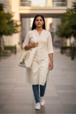 "Peace Within" Canvas Tote Bag | Calm & Mindful Buddha Design - Image 3