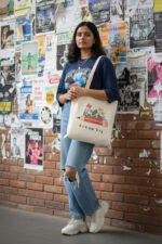 Creative Mind Canvas Tote | Natural Color | Inspirational Bag for Students & Artists - Image 3