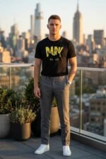 Stilotee "DARK" Slogan T-Shirt with Cat Eye Graphic - Unisex Black Tee - Image 2