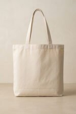 Lord Shiva Trishul & Damru Graphic Canvas Shoulder Bag | Spiritual Sanskrit Stotra Tote - Image 4
